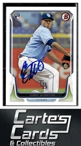 Enny Romero 2014 Bowman #217  RC Tampa Bay Rays TTM/IP Signed Autographed - Picture 1 of 2