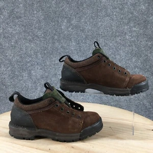 Rockport XCS Boots Womens 7.5 W Vibram Sole Hiking Bootie WLV39 Brown Suede - Picture 1 of 17