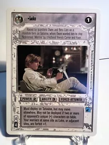 Star Wars Premiere CCG SWCCG Card “Luke” White Border | Mark Hamill as Skywalker - Picture 1 of 2