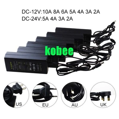 AC100-245V转直流12V/24V 2A-10A电源适配器驱动器开关适用于条带 — 第 1/4 张图片