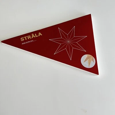 "Lámpara colgante estrella Ikea STRALA 28"" patrón oro blanco Jennifer Idrizi nueva" Foto 1 de 4