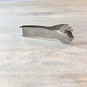Vtg Carrol Boyes Man Face Ice Kitchen Tongs shaped like hands Stainless Steel - Picture 1 of 6