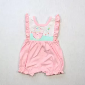 A Tiny Tots Original Baby Mädchen Größe 12M rosa einteiliger Strampler - Bild 1 von 16