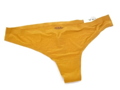 Soma Intimates Enbliss Soft Stretch Thong ~Honey Ginger~ Size: L [New With Tags] - Image 1 of 3