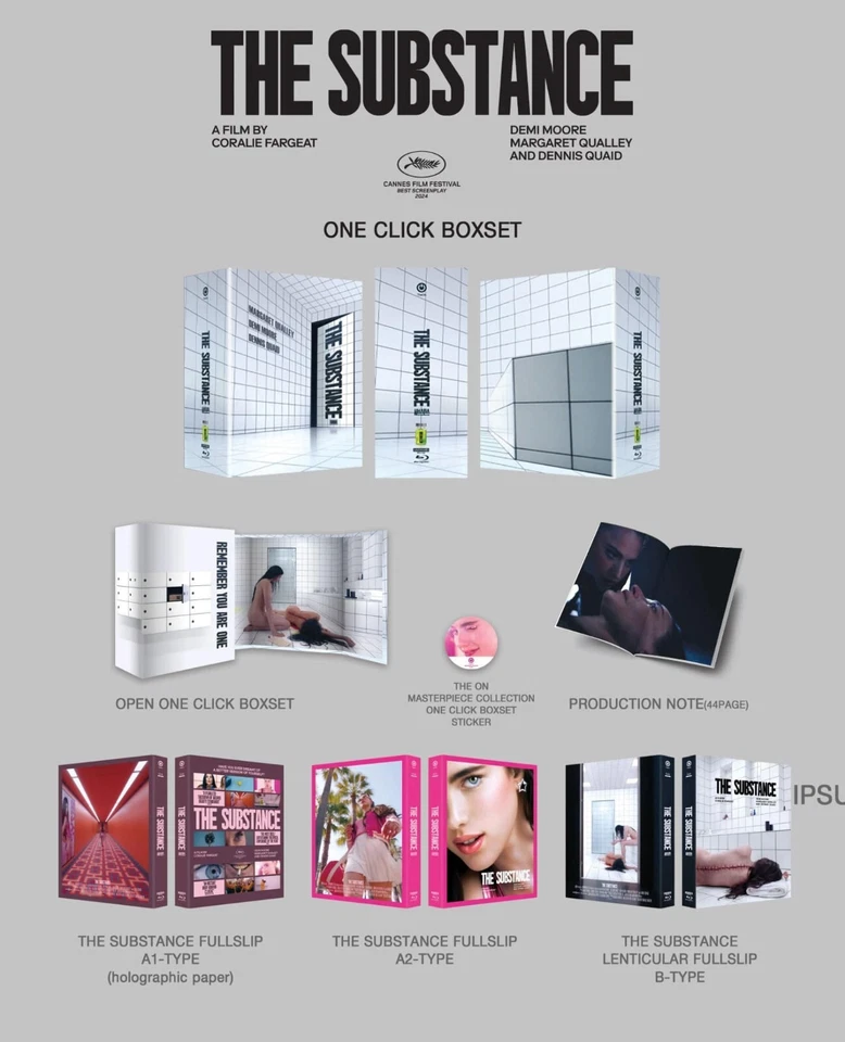 THE SUBSTANCE 4K Blu-ray Steelbook TheOn KimchiDVD #44 One Click Box - Image 1 of 4