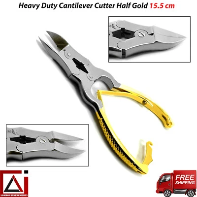 BEADEN® INSTRUMENTS Schwerlast freitragend halb Gold Haarschneidemaschine Zange eingewachsen dicker Zehennagelschneider CE