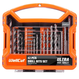 Drill & Screwdriver Bit Set Multi-Functional 42Pc HSS Masonry Wood Metal - Picture 1 of 10