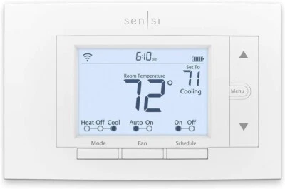Emerson Sensi Wi-Fi Smart Thermostat for Smart Home, Pro Version, 1F87U-42WF - Image 1 of 4