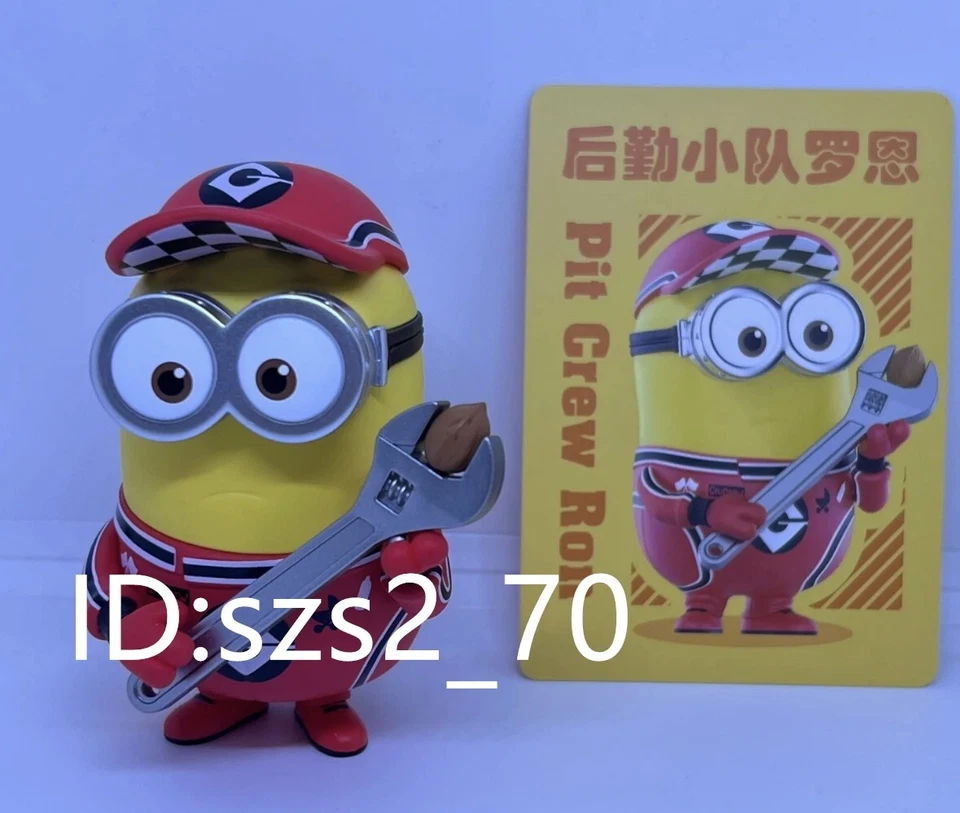 Pit Crew Ron POP MART Despicable ME 4 Mini Figura Kawaii Lindo Juguete Regalo Foto 1 de 1