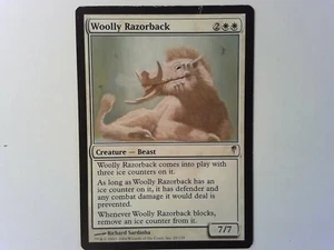 Woolly Razorback Coldsnap - Magic the Gathering Mtg White - Picture 1 of 1