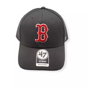 '47 Boston Red Sox MVP Gray Adjustable Strap Hat Cap - Picture 1 of 6