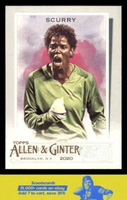 2020 Topps Allen & Ginter Briana Scurry    #166 USA - Image 1 of 2
