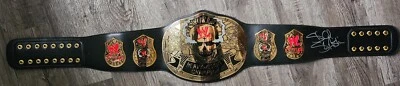 Like new WWF Smoking Skull Title Signed By Stone Cold/LAST DAY FREE SHIPPING - Image 1 of 4