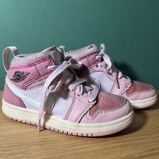 Nike Jordan 1 retro High Tops Pink Size 10c Child