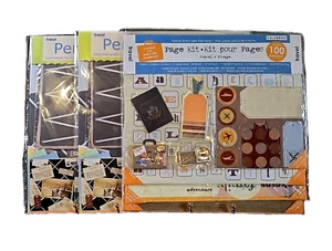Nuovo Colorbok Travel Page Kit Scrapbooking 160+ Pezzi Set di 3 Progetto Crafting - Foto 1 di 12