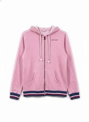 Sudadera con capucha Life Is Good Simply True French Terry cremallera frontal completa para mujer, mediana Foto 1 de 4