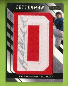 2008 Razor Letterman Autograph - Kyle Weiland (KW-D) Red Sox - Picture 1 of 2