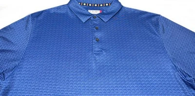 Ben Hogan Mens Pullover Knit Short Sleeve Polyester Blue Shirt X Large XL - Image 1 of 4