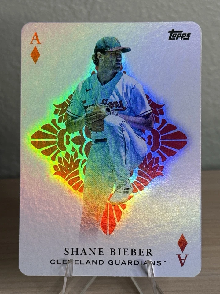 2023 Topps All Aces #AA-15 Shane Bieber  Cleveland Guardians Baseball  - Image 1 of 1