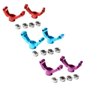 CNC Aluminum TT-02 Rear Upright Knuckle Arms 3 degree Hub Set for Tamiya TT02 - Picture 1 of 4