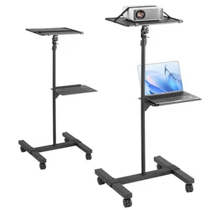 Projector Stand with Wheels Projector Floor Stand Height from 22.8-57.3" - Picture 1 of 12