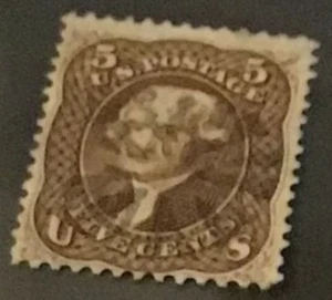 U.S. Stamp Cat. #75, Used, Cat. Val. $450 - Picture 1 of 2