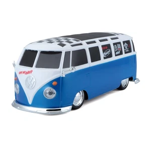 1:24 RC VW Van Samba 2.4GHZ Remote Control Vehicle, White/Blue (81529-00000009) - Picture 1 of 8
