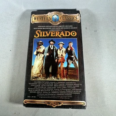 Silverado VHS Kevin Kline PG13 Columbia Pictures 1985 Western Classic Movie - Image 1 of 3