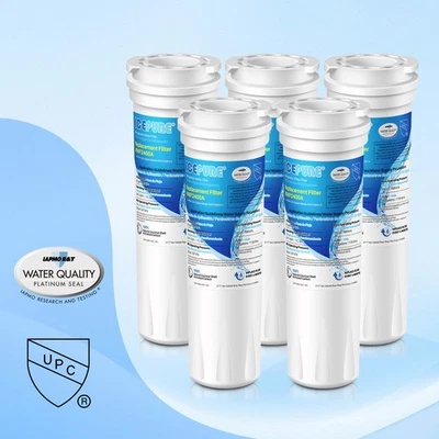 Fit For 836848 W/F FPEXT-2 RO185011 EFF-6017A Refrigerator Water Filter 5 Pack - Image 1 of 4