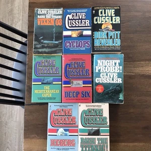 Clive Cussler Buch Konvolut 8 Bücher Taschenbuch - Bild 1 von 2