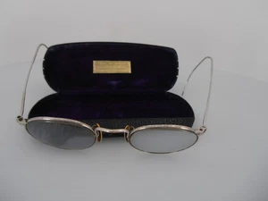 Vintage HiBO 1/10 12K GF Gold Filled Wire Eyeglass Frames Only With Case - Picture 1 of 13