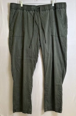 Pantalones Buffalo Para Mujer Talla XXL Verde Oliva Cordón Cintura Elástica Senderismo  Foto 1 de 4