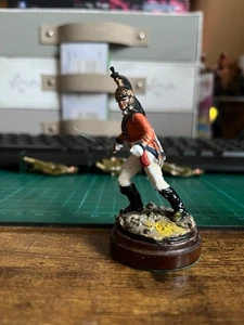 British dismounted Dragoon 1815 - 54mm metal - painted - Picture 1 of 1