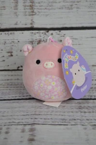Squishmallows Easter Peter Pig Clip Toy Keychain Clip-On Soft Squishy Pink NWT - Picture 1 of 9