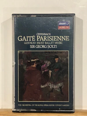 Sir Georg Solti - Offenbach Gaite Parisienne Gounod Faust Ballet Cassette Tape - Image 1 of 3