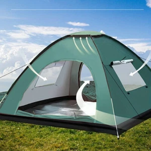2-3 Person Instant and Automatic Pop-Up Camping Tent - Easy Set Up - 2 Windows - Picture 1 of 10