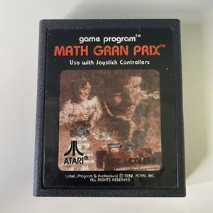 Math Gran Prix Atari 2600 1987 Atari Corp Game CX2658 - Picture 1 of 4