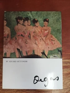 Degas by Eduard Huttinger 1978 Hardcover 1. US Edition HC/DJ Künstler Edgar Degas - Bild 1 von 11