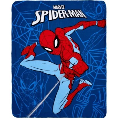 NUEVA Manta Manta de Vellón Polar Suave Marvel Spider-Man con Licencia 127 x 152 cm Foto 1 de 4