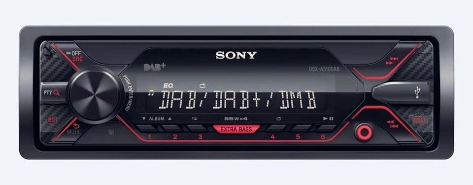 Sony DSX-A310 Autoradio mit DAB+ Tuner - Schwarz