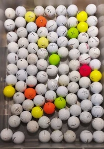 100 Assorted Brands and Assorted Grades (3A - 5A) Used Golf Balls #507 - Picture 1 of 3