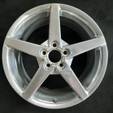 19'' POLISHED REAR CHEVY CORVETTE 2005-2007 OEM Factory Alloy Wheel Rim 5210