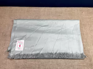 AUTHENTIC DEEPAKS DUBI INDIAN SHAWL SCARF WRAP 100% KASHMIRI WOOL HANDMADE - Picture 1 of 5