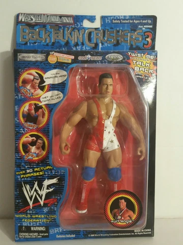 WWF KURT ANGLE WRESTLE MANIA XV11 BACK TALKIN CRUSHERS 3(114)( 2-2) Cover