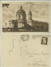 TORINO città -REALE BASILICA DI SUPERGA 1933