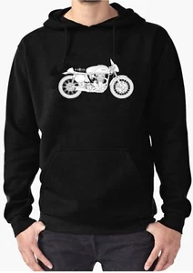Manx Norton Deco Vintage Motorrad Hoodie 10off XXL - Bild 1 von 2
