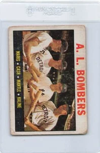 1964 Topps #331 A.L. Bomber Maris/Mantel sehr guter Zustand *DA-D6668 - Bild 1 von 2
