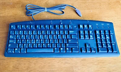 Dell Deluxe Computer Keyboard PS2 Black RT7D00 - Image 1 of 4