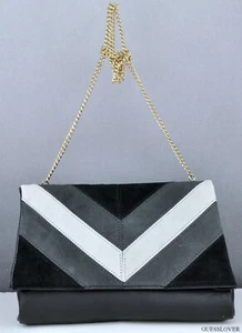 Guess Damen Neu mit Etikett Handtasche Umhängetasche Tasche Nakieta schwarz bunt SCHNELLER VERSAND! - Bild 1 von 6