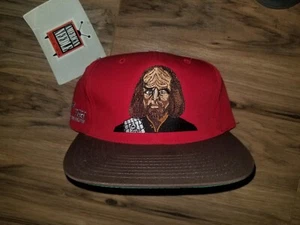 Star Trek Worf Next Generation Toon Blockhead Vtg snapback hat 1994 TV show - Picture 1 of 5